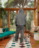 CORE BASICS ZIP HOODIE COOL GREY
