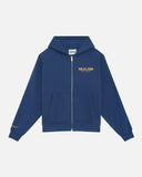 HEAVEN LOGO ZIP HOODIE MAZARINE GOLD