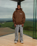 HEAVEN LOGO HOODIE MOCHA