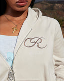 APOLLO ZIP HOODIE DUNE