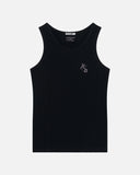 REALISM X DERRIMUT GYM R+D RIBBED TANK TOP BLACK