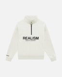 ELITE HALF ZIP SWEATER OATMEAL