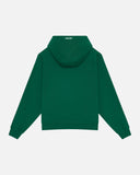 STUDIO ZIP HOODIE PINE GREEN