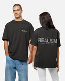 HEAVEN LOGO REFLECTIVE TEE MOON ASH