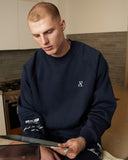 RADIANT CREWNECK ROYAL NAVY