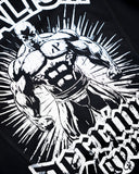 REALISM X DERRIMUT GYM MUSCLE BEACH TEE STONE WASHED BLACK