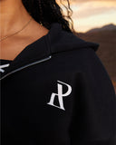 HOMECOMING ZIP HOODIE BLACK