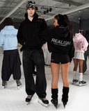 GLIMMER LOGO HOODIE BLACK