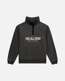 ELITE HALF ZIP SWEATER ASPHALT