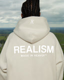 HEAVEN LOGO ZIP HOODIE WHEAT