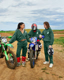 LEGACY ZIP HOODIE WASHED MOSS